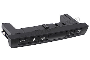 COMBINED SWITCH matt black / matt black (A05) / OPTION: SPORT-TYPE CHASSIS (Option code: I030), OPTION: SPORTS EXHAUST SYSTEM (Option code: I176), OPTION: "PASM" ELECTRONIC DAMPER CONTROL (Option code: I475), OPTION: PORSCHE STABILITY MANAGEMENT (PSM) (Option code: I476), OPTION: 6-SPEED MANUAL TRANSMISSION  (Option code: I480), OPTION: SPORT CHRONO PACKAGE (Option code: I639), OPTION: SPORT CHRONO PACKAGE PLUS (Option code: I640) (99761355501A05)