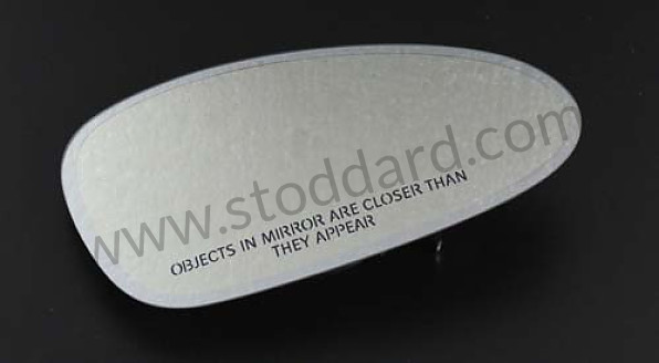99773103825 - MIRROR GLASS for Porsche 997 09-12 &bull; 2011 &bull; 997 C2 Gts &bull; Cabrio &bull; Manual Gearbox, 6 Speed