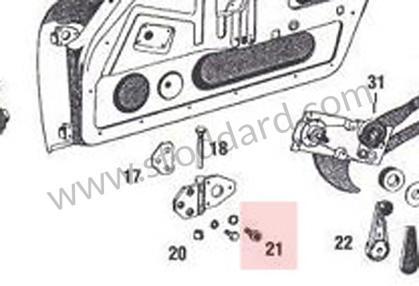 99909301008 - Hexagon bolt for Porsche 
