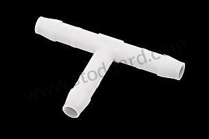 Hose T-Connector For Vacuum Lines To Cis Warm Up Regulator. 911 1974-1983  (99913700440)