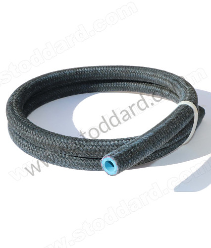 99918102151 - Black Cloth Wrapped, Blue EPDM lined Brake Fluid Connecting Hose Sold As 1 Meter Lengths. Prepackaged by Porsche as 1 meter piece. for Porsche 