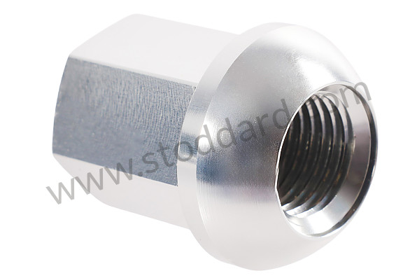 SIC18200102SET - Silver Anodized Aluminum Lug Nut For Porsche Alloy Wheels SET OF 20 for Porsche 