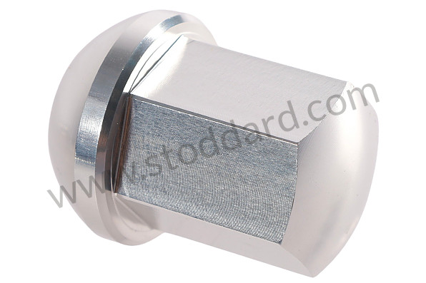 SIC18200102SET - Silver Anodized Aluminum Lug Nut For Porsche Alloy Wheels SET OF 20 for Porsche 