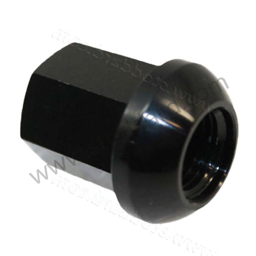99918200336 - Black Finish Closed Ended Alloy Lug Nut For Alloy Wheels for Porsche 