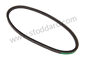 Alternator Belt 10 X 710 Optibelt 911 1965-76 912 914 Original Mounting / 10 x 713 / From engine number 639 9202 / montage origine (9991921765A)