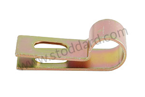 Late Pump Fuel Line Clamp, 356 B (with Late Fuel Pump), 