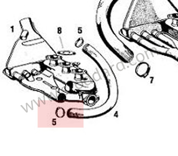 99951234802 - 61mm Air Hose Clamp 911 1965-73 for Porsche 