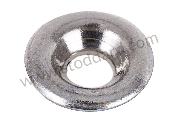 99959100912 - Chrome Washer For Door Assembly for Porsche 356C &bull; 1963 &bull; 1600 C (616/15) &bull; Cabrio C &bull; Manual Gearbox, 4 Speed