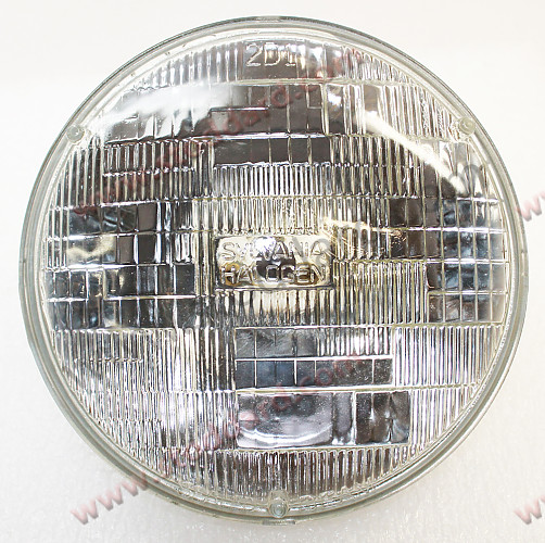 99963110890 - Sealed Beam 7-Inch 12 Volt Headlight 60/40 Watt 6024 356, 912, 911 Up To 1986 And 914 for Porsche 