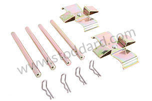 FRONT PADS FIXING KIT FITTED WITH ALUMINIUM S CALIPERS (99A000015507)