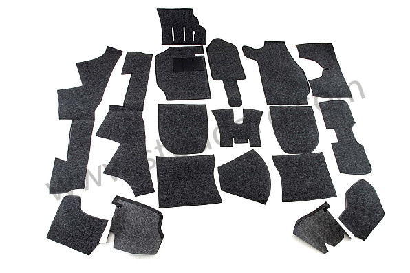 99A000042447 - COMPLETE INTERIOR CARPET for Porsche 911 65-69 &bull; 1965 &bull; 2.0L &bull; Coupe &bull; Manual Gearbox, 5 Speed
