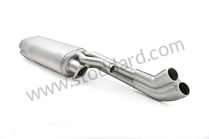 STAINLESS STEEL FINAL SILENCER 2 OUTLETS ON LEFT 
