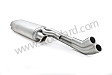 STAINLESS STEEL FINAL SILENCER 2 OUTLETS ON LEFT