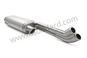 STAINLESS STEEL FINAL SILENCER 2 OUTLETS ON LEFT  (99A000071275)