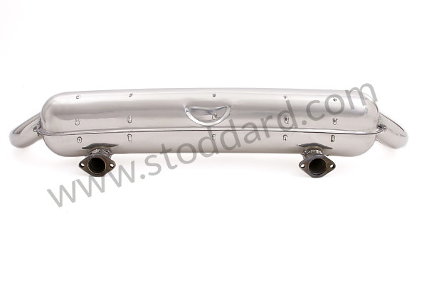 99A000071277 - SPORTS STAINLESS STEEL FINAL SILENCER 2 X 70 MM OUTLETS for Porsche 911 65-69 &bull; 1969 &bull; 2.0T &bull; Coupe &bull; Manual Gearbox, 5 Speed
