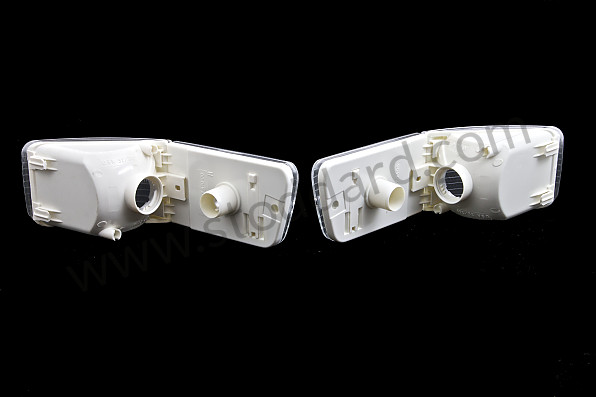 99A000071347 - FRONT WHITE INDICATOR KIT FOR 964 (2 INDICATORS + 2 SIDE GLASS ELEMENTS) for Porsche 964 &bull; 1989 &bull; 964 Carrera 4 &bull; Coupe &bull; Manual Gearbox, 5 Speed