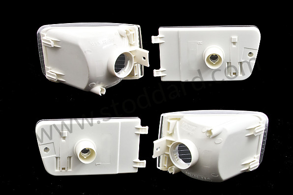 99A000071347 - FRONT WHITE INDICATOR KIT FOR 964 (2 INDICATORS + 2 SIDE GLASS ELEMENTS) for Porsche 964 &bull; 1989 &bull; 964 Carrera 4 &bull; Coupe &bull; Manual Gearbox, 5 Speed