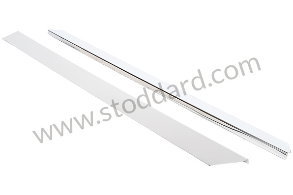 99A000072936 - CHROME STEP PLATE WITHOUT LOGO for Porsche 911 74-77 + 912E &bull; 1976 &bull; 2.7 &bull; Coupe &bull; Manual Gearbox, 4 Speed