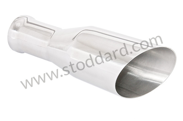 99A000072998 - STAINLESS STEEL SILENCER TAILPIPE 102 MM for Porsche 964 &bull; 1989 &bull; 964 Carrera 4 &bull; Coupe &bull; Manual Gearbox, 5 Speed
