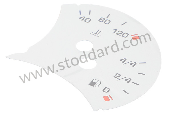 99A000073003 - COLOURED BACK PLATE FOR SPEEDOMETER (COMPLETE KIT) for Porsche Boxster 986 97-04 &bull; 2000 &bull; Boxster 2.7 &bull; Cabrio &bull; Manual Gearbox, 5 Speed