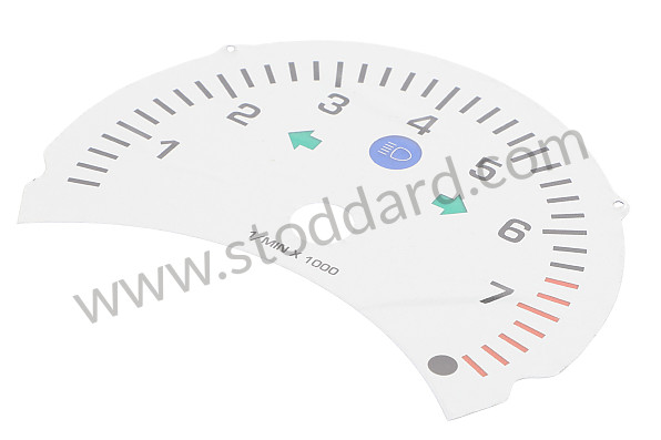 99A000073003 - COLOURED BACK PLATE FOR SPEEDOMETER (COMPLETE KIT) for Porsche Boxster 986 97-04 &bull; 2000 &bull; Boxster 2.7 &bull; Cabrio &bull; Manual Gearbox, 5 Speed
