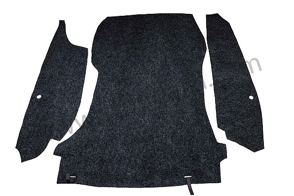 99A000073073 - FRONT BOOT CARPET for Porsche 911 65-69 &bull; 1965 &bull; 2.0L &bull; Coupe &bull; Manual Gearbox, 5 Speed