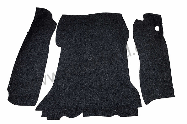 99A000073074 - FRONT BOOT CARPET KIT for Porsche 911 65-69 &bull; 1969 &bull; 2.0T &bull; Coupe &bull; Manual Gearbox, 4 Speed