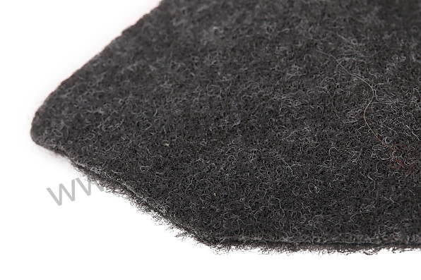 99A000073076 - FRONT BOOT CARPET for Porsche 911 Turbo + 965 &bull; 1980 &bull; 3.3 Turbo &bull; Coupe &bull; Manual Gearbox, 4 Speed