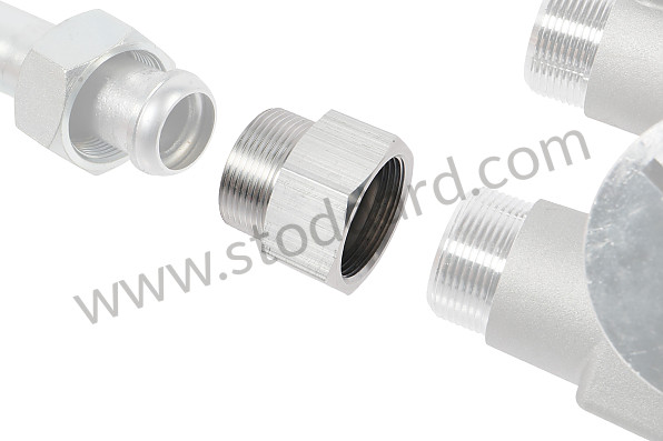 99A000073160 - NUT TO HOLD THERMOSTAT 911 for Porsche 911 74-77 + 912E &bull; 1976 &bull; 2.7 &bull; Coupe &bull; Manual Gearbox, 4 Speed