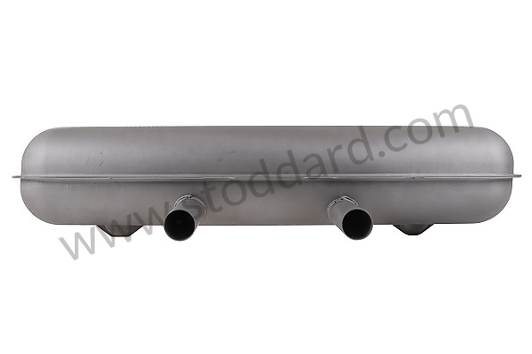 99A000087277 - RACING METAL SILENCER WITH 2 CENTRAL OUTLETS (2 INLETS) for Porsche 911 70-73 &bull; 1972 &bull; 2.4E &bull; Coupe &bull; Manual Gearbox, 4 Speed