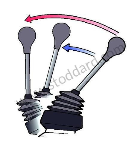 99A000087337 - SHORT SHIFTER SET for Porsche 911 Turbo + 965 &bull; 1981 &bull; 3.3 Turbo &bull; Coupe &bull; Manual Gearbox, 4 Speed