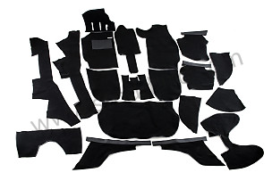 COMPLETE RS STYLE INTERIOR CARPET FOR 911 COUPE 65-89 Left-hand drive (99A000087427)