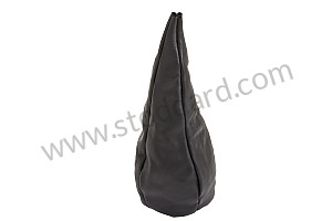 LEATHER GAITER FOR GEAR LEVER BLACK / BLACK / LEATHER