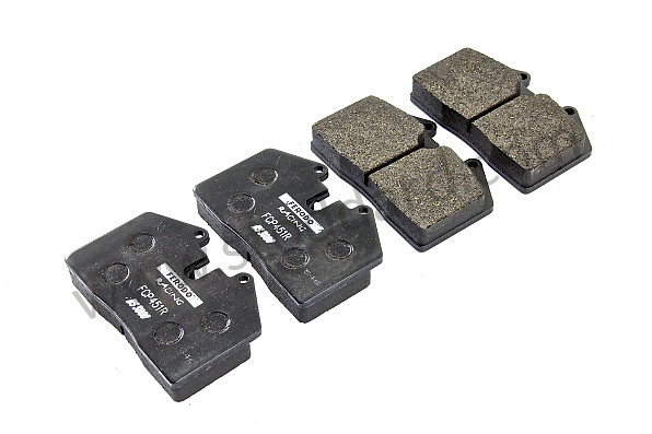 99A000087501 - FERODO 3000 SPORTS FRONT BRAKE PADS for Porsche 