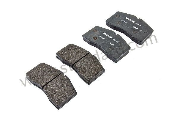 99A000087516 - FERODO 2500 SPORTS FRONT BRAKE PADS for Porsche 