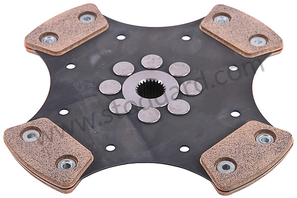 99A000087544 - RIGID SINTERED METAL CLUTCH DISC for Porsche 914 &bull; 1972 &bull; 914/6 &bull; Manual Gearbox, 5 Speed