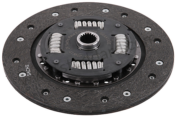 99A000087545 - DAMPED ORGANIC CLUTCH DISC for Porsche 911 84-86 &bull; 1984 &bull; 3.2 &bull; Coupe &bull; Manual Gearbox, 5 Speed