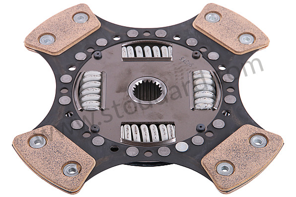 99A000087546 - DAMPED SINTERED METAL CLUTCH DISC for Porsche 911 74-77 + 912E &bull; 1974 &bull; 2.7 &bull; Coupe &bull; Manual Gearbox, 4 Speed