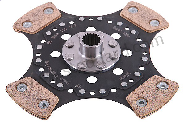 99A000087547 - RIGID SINTERED METAL CLUTCH DISC for Porsche 911 70-73 &bull; 1973 &bull; 2.7 Rs &bull; Coupe &bull; Manual Gearbox, 5 Speed