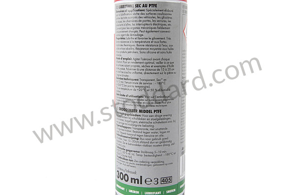 99A000087568 - TEFLON IN AEROSOL for Porsche 996 Gt3 / Gt3-1 &bull; 2000 &bull; 996 Gt3 &bull; Coupe &bull; Manual Gearbox, 6 Speed