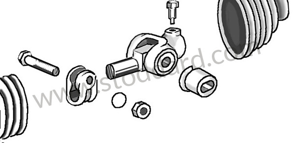 99A000087599 - SPORTS SILENT BLOCK KIT FOR GEARBOX SPIDER for Porsche 