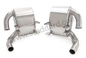 PAIR OF SPORTS STAINLESS STEEL FINAL SILENCERS  (99A000087613)