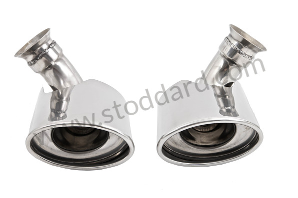 99A000087615 - PAIR OF STAINLESS STEEL SILENCER TAILPIPES for Porsche 996 Gt3 / Gt3-1 &bull; 2000 &bull; 996 Gt3 &bull; Coupe &bull; Manual Gearbox, 6 Speed