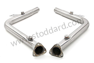 PAIR OF STAINLESS STEEL REPLACEMENT TUBES FOR CATALYTIC CONVERTERS  (99A000087616)
