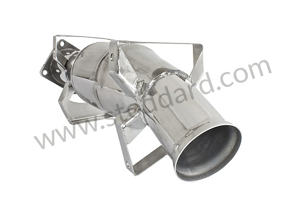 99A000087633 - STAINLESS STEEL SPORTS CATALYTIC CONVERTER (100 CELLS) for Porsche 964 &bull; 1992 &bull; 964 Carrera 2 &bull; Cabrio &bull; Automatic Gearbox