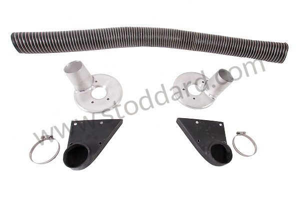 99A000092789 - COMPLETE BRAKE COOLING SCOOP KIT for Porsche 911 Turbo + 965 &bull; 1980 &bull; 3.3 Turbo &bull; Coupe &bull; Manual Gearbox, 4 Speed