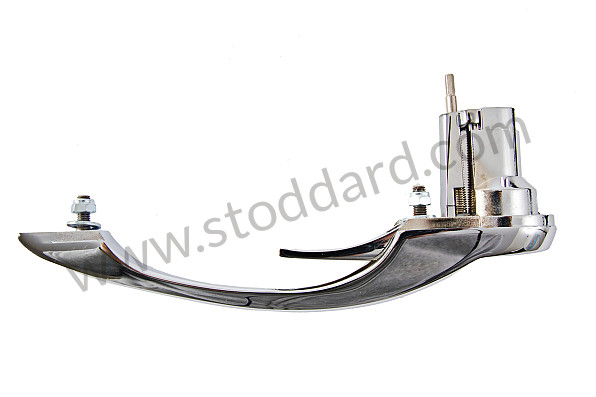 99A000097977 - CHROME PLATED EXTERIOR DOOR HANDLE for Porsche 911 74-77 + 912E &bull; 1976 &bull; 912E &bull; Coupe &bull; Manual Gearbox, 5 Speed