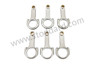 HIGH STRENGTH FORGED CONNECTING RODS (FULL SET) CARRILLO MAKE / NON-REINFORCED CONNECTING ROD SCREWS FOR ENGINE SPEEDS NOT EXCEEDING 8,500 RPM (99A000098072)