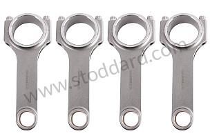 HIGH STRENGTH FORGED CONNECTING RODS (FULL SET) CARRILLO MAKE / NON-REINFORCED CONNECTING ROD SCREWS FOR ENGINE SPEEDS NOT EXCEEDING 8,500 RPM (99A000098077)