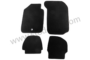 FLOOR MAT Left-hand drive / BLACK / BLACK (99A000103221)